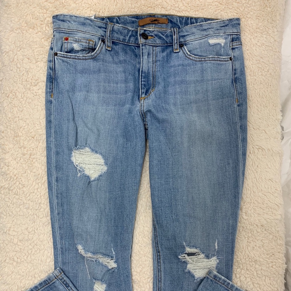Joes skinny ankle distressed jeans Size 31